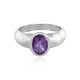 Anello in argento con Ametista Zambiana