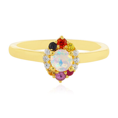 Anello in argento con Opale di Welo