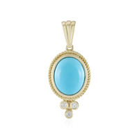 Ciondolo in oro con Turchese Sleeping Beauty