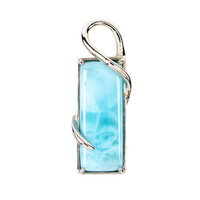 Ciondolo in argento con Larimar