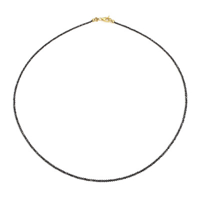 Collana in oro con Diamante Nero