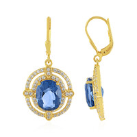 Orecchini in argento con Fluorite Cangiante
