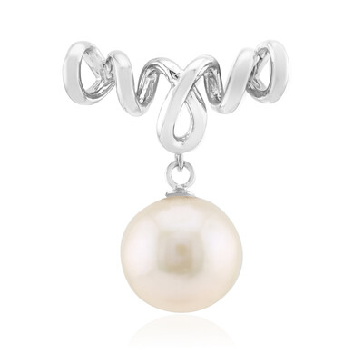 Ciondolo in argento con Perla d'Acqua Dolce Bianca (MONOSONO COLLECTION)