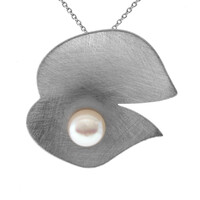 Collana in argento con Perla di Acqua Dolce (Joias do Paraíso)