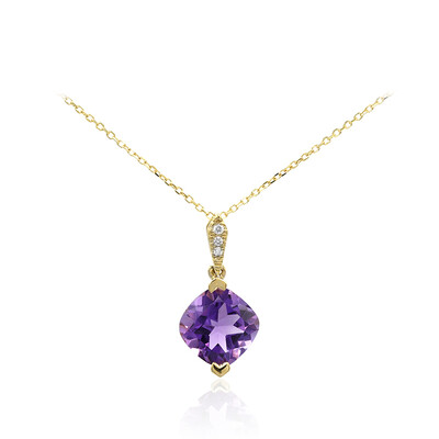 Collana in oro con Ametista
