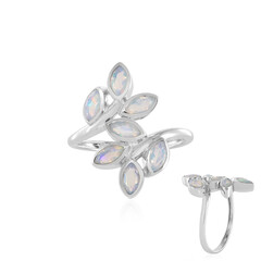 Anello in argento con Opale di Welo