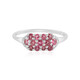 Anello in argento con Tormalina Rosa Brasiliana