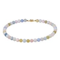 Collana in argento con Berillo Fancy