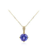 Collana in oro con Tanzanite AAA (CIRARI)