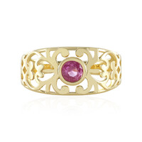 Anello in argento con Zaffiro Rosa del Madagascar