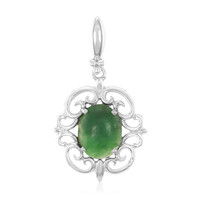 Ciondolo in argento con Crisoprasio Imperiale