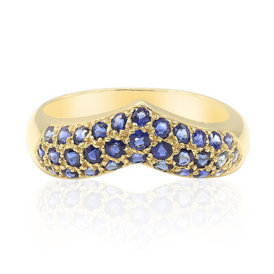 Anello in oro con Zaffiro Blu (Estée Collection)