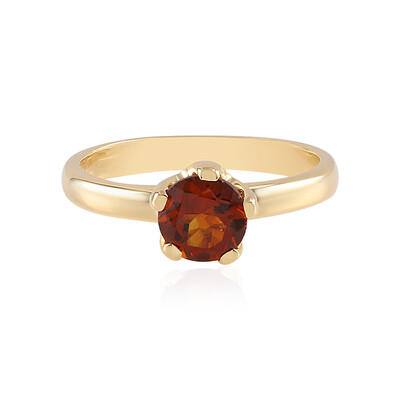 Anello in argento con Citrino Madeira