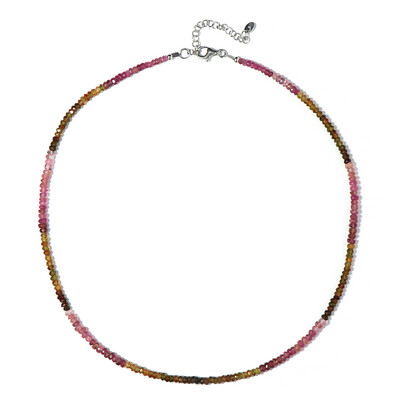 Collana in argento con Tormalina Rosa