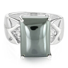 Anello in argento con Ematite