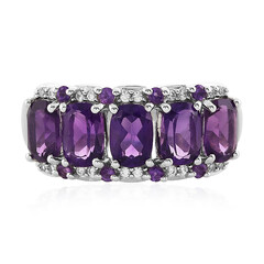 Anello in argento con Ametista