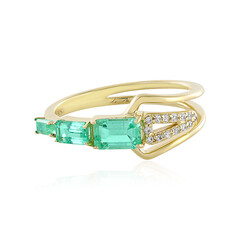 Anello in oro con Smeraldo Russo (de Melo)