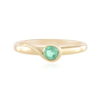 Anello in argento con Smeraldo Russo (Adela Silber)
