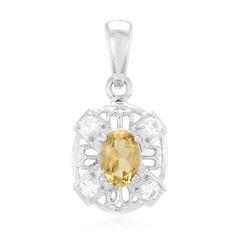 Ciondolo in argento con Quarzo Champagne