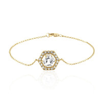 Bracciale in argento con Topazio Bianco