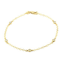 Bracciale in oro con Diamante SI1 (H)