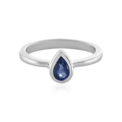 Anello in argento con Zaffiro Blu