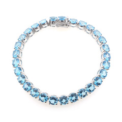 Bracciale in argento con Topazio Marambaia