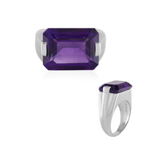 Anello in argento con Ametista Siberiana