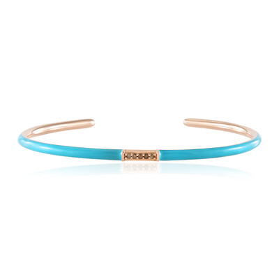 Bracciale in argento con Diamante Champagne I2