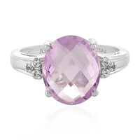 Anello in argento con Ametista Rose de France