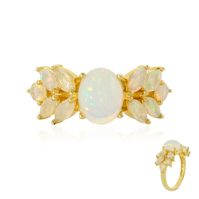 Anello in argento con Opale di Welo