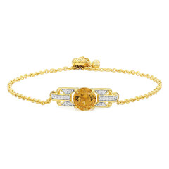 Bracciale in argento con Citrino (Remy Rotenier)