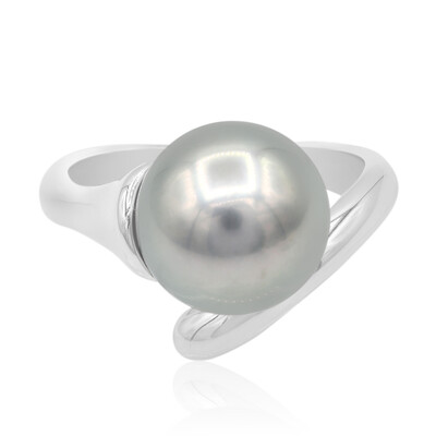 Anello in argento con Perla Tahitiana (TPC)