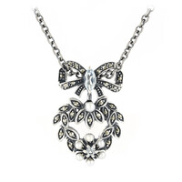 Collana in argento con Topazio Blu Cielo