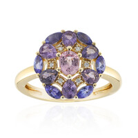 Anello in oro con Zaffiro Ceylon Rosa (Adela Gold)