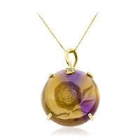 Collana in oro con Ametrina