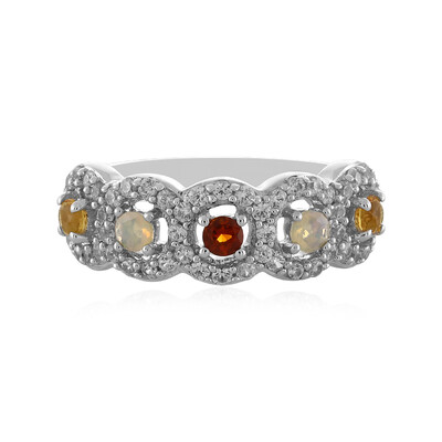 Anello in argento con Opale di Welo