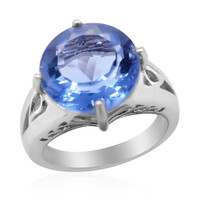 Anello in argento con Fluorite Cangiante