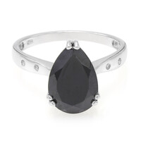 Anello in argento con Spinello Nero