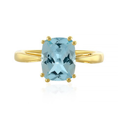 Anello in argento con Topazio Blu Cielo