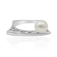 Anello in argento con Perla di Acqua Dolce (TPC)