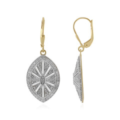 Orecchini in argento con Diamante I3 (I)