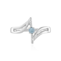 Anello in argento con Acquamarina Santa Maria