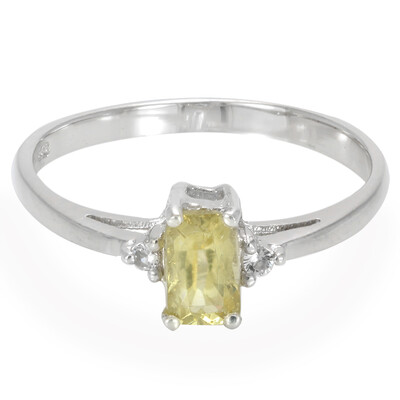 Anello in argento con Apatite Xia