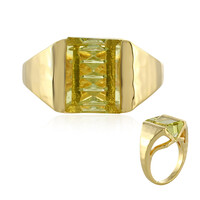 Anello in argento con Quarzo Limone