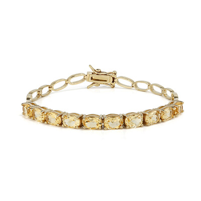 Bracciale in argento con Citrino
