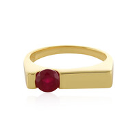 Anello in argento con Rubino del Madagascar