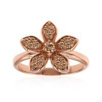 Anello in oro con Diamante Rose de France SI1 di Argyle