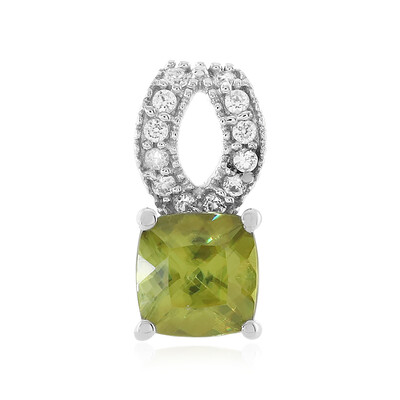 Ciondolo in argento con Sfene