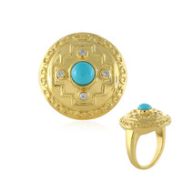 Anello in argento con Turchese Sleeping Beauty